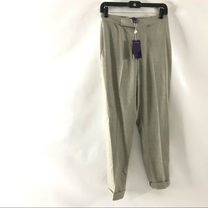 Ralph Lauren Women's US 2 Alycia Wool Twill Pant